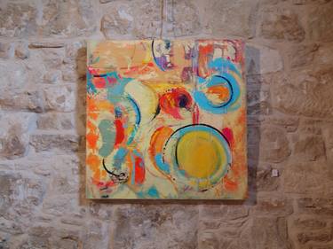 Original Abstract Painting by Ursula M Buston