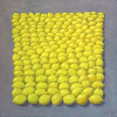 Trapezoidal Arrangement Of Lemons Forming A Square thumb