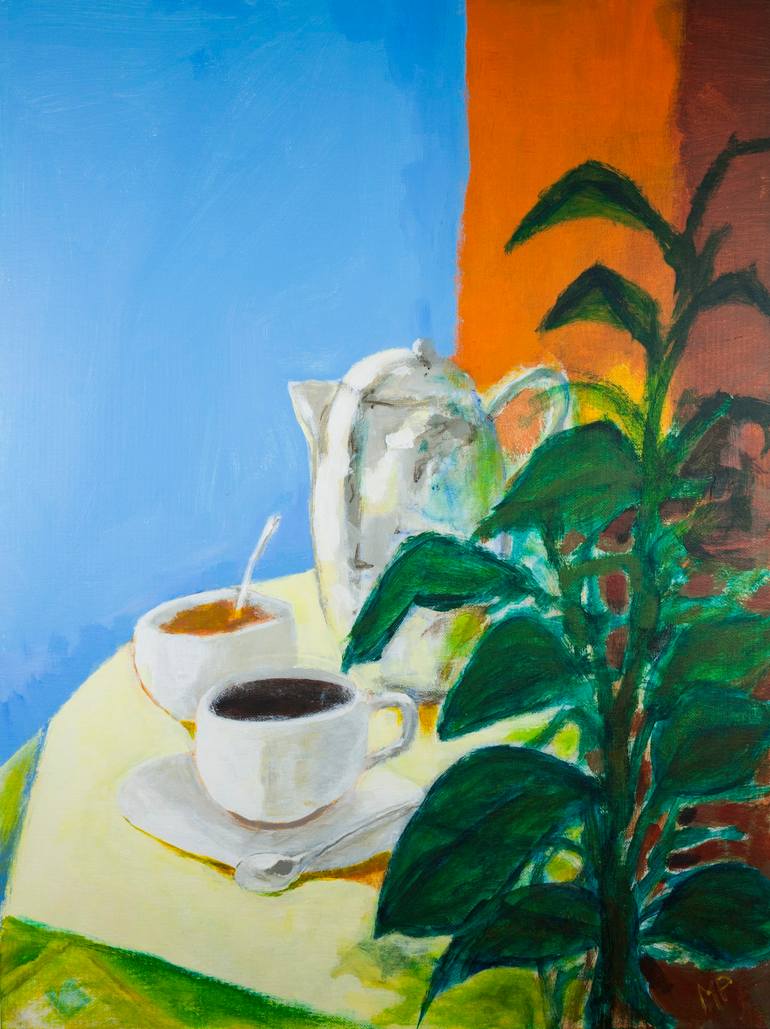 ly painter COFFEE STAND IN THE PAINTER Coffee in the conservatory