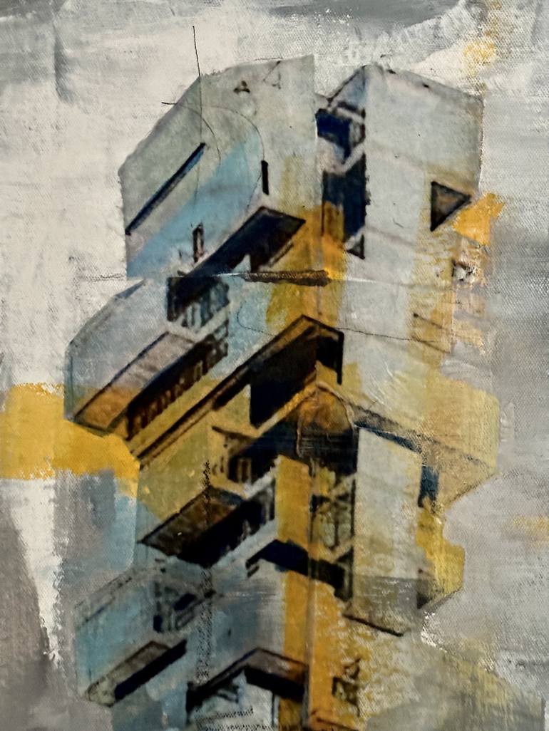 Original Architecture Painting by Zannah Noe