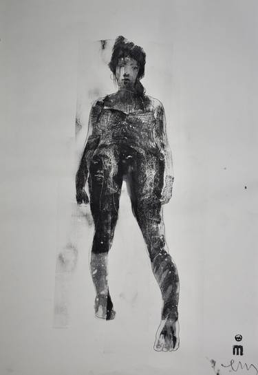 Original Figurative Erotic Drawings by Michael Lentz