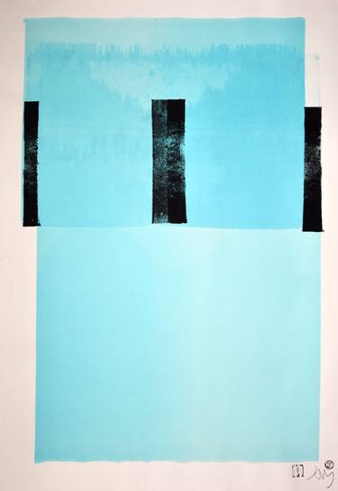 Original Abstract Expressionism Abstract Drawings by Michael Lentz