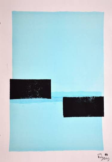 Original Abstract Expressionism Abstract Drawings by Michael Lentz