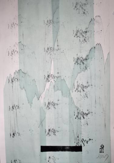 Original Abstract Expressionism Abstract Drawings by Michael Lentz