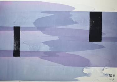 Original Abstract Expressionism Abstract Drawings by Michael Lentz