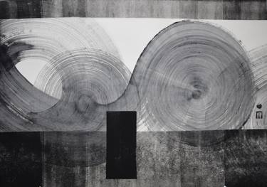 Original Abstract Expressionism Abstract Drawings by Michael Lentz