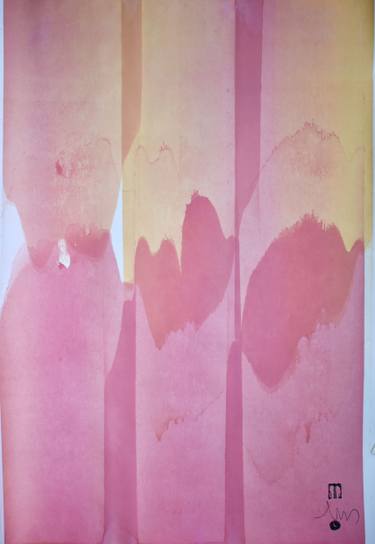 Original Abstract Expressionism Abstract Drawings by Michael Lentz