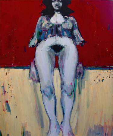 Original Pop Art Nude Paintings by Michael Lentz