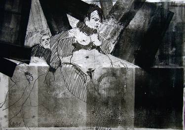 Print of Expressionism Love Printmaking by Michael Lentz