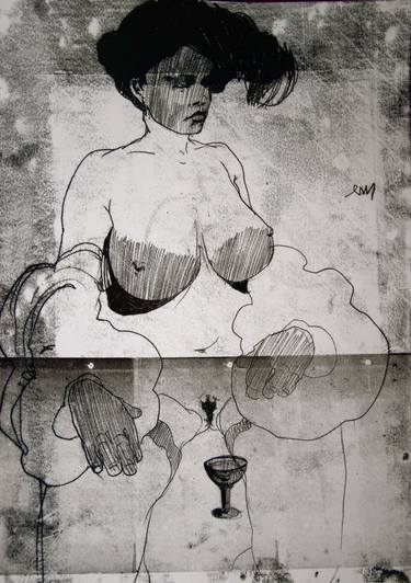 Print of Realism Nude Printmaking by Michael Lentz