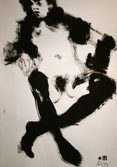 Print of Nude Drawings by Michael Lentz