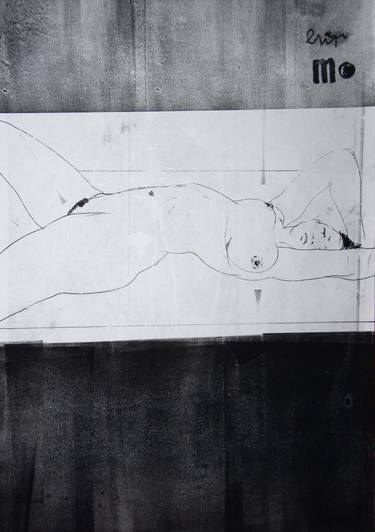 Print of Expressionism Nude Drawings by Michael Lentz