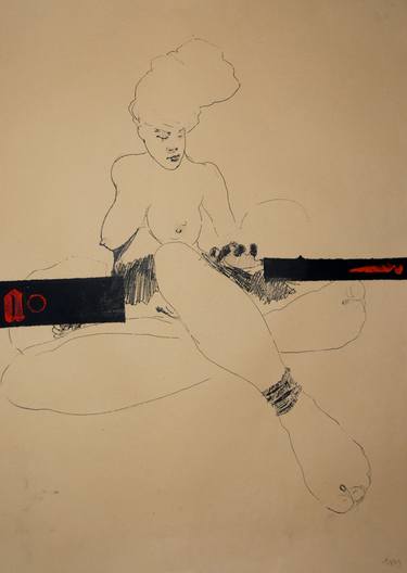 Original Nude Drawings by Michael Lentz