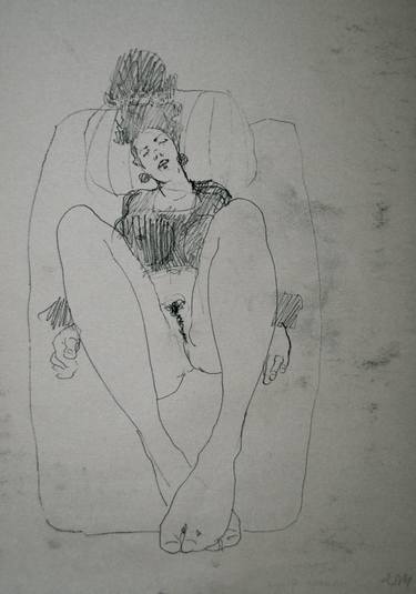 Original Nude Drawings by Michael Lentz