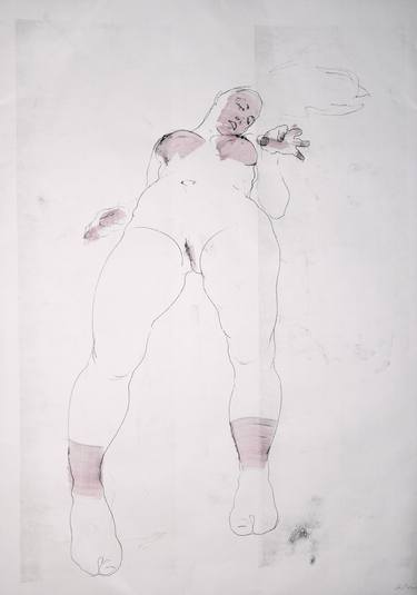 Original Nude Drawings by Michael Lentz