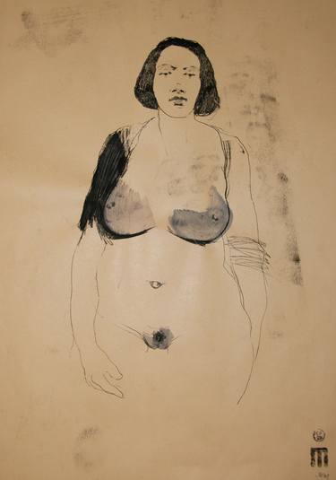 Original Figurative Love Drawings by Michael Lentz