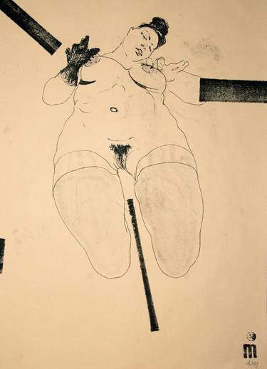 Original Nude Drawings by Michael Lentz