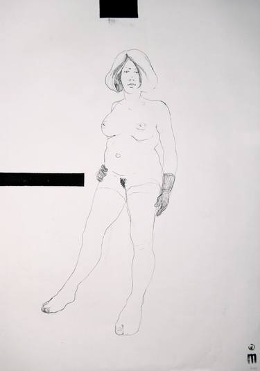 NUDE 3860 (from the series  "ready maiden") 100x70 cm thumb