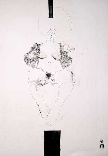 NUDE 3868 (from the series  "ready maiden") 100x70 cm thumb