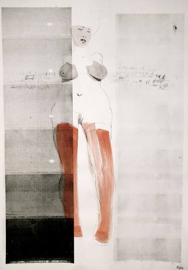 NUDE 3883 100x70cm (from the series  "ready maiden") thumb