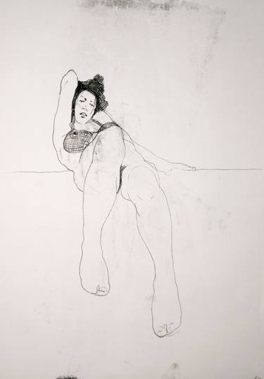 Original Figurative Love Drawings by Michael Lentz