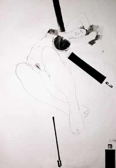 Original Nude Drawings by Michael Lentz