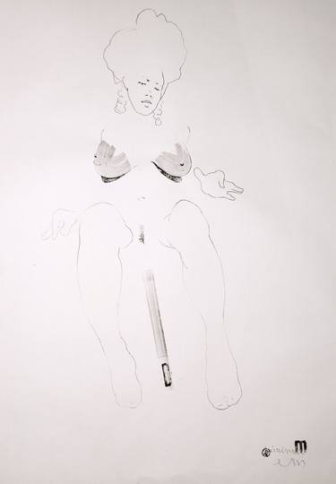 NUDE No. 3935, 100 x 70 cm, from the series "ready maiden" thumb