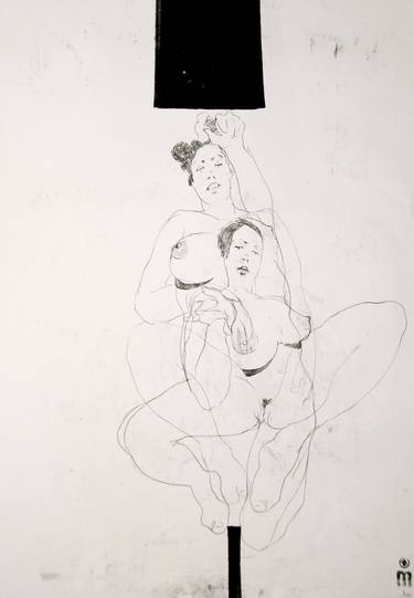 Original Nude Drawings by Michael Lentz