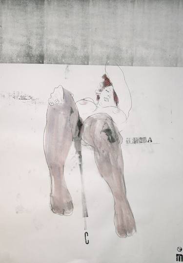 Original Figurative Love Drawings by Michael Lentz