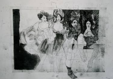 Original Women Drawings by Michael Lentz
