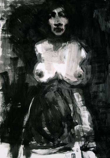 Original Figurative Love Drawings by Michael Lentz