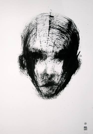 Original Figurative Portrait Drawings by Michael Lentz