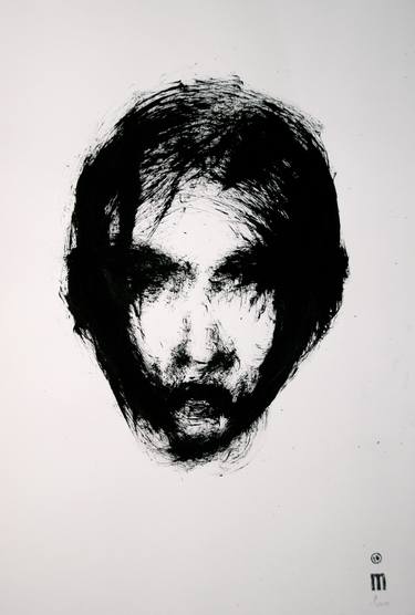 Original Figurative Portrait Drawings by Michael Lentz