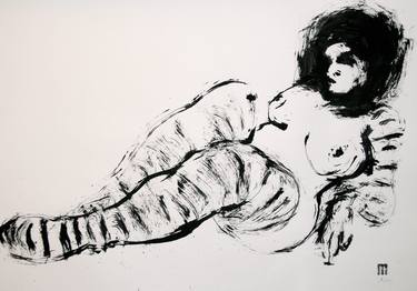 Original Figurative Love Drawings by Michael Lentz