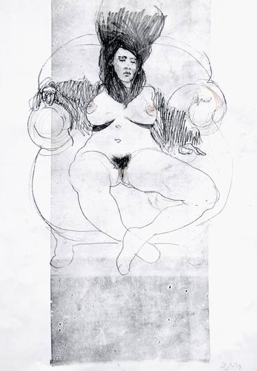 Original Figurative Love Drawings by Michael Lentz
