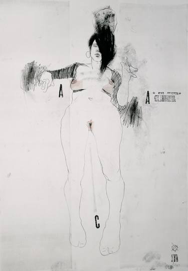 Original Nude Drawings by Michael Lentz