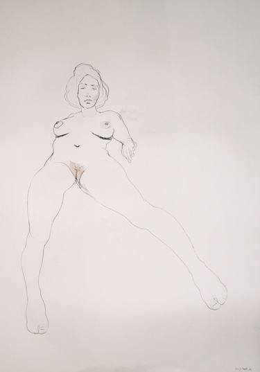 Original Figurative Love Drawings by Michael Lentz