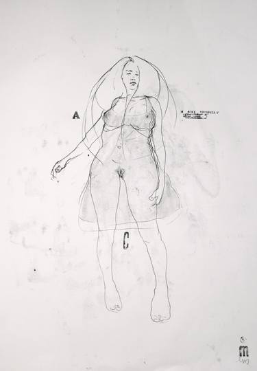 Original Figurative Love Drawings by Michael Lentz
