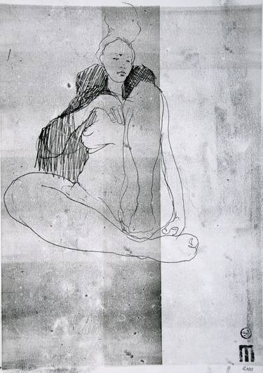 Original Figurative Love Drawings by Michael Lentz