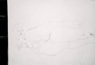 Original Figurative Love Drawings by Michael Lentz