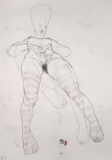 Original Body Drawings by Michael Lentz