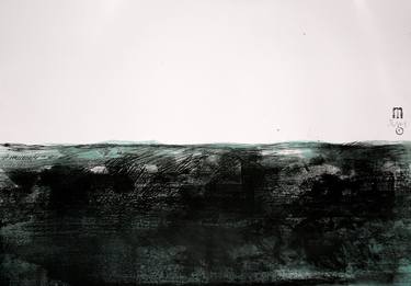 Original Abstract Landscape Drawings by Michael Lentz