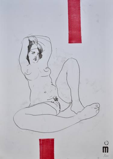 Original Nude Drawings by Michael Lentz