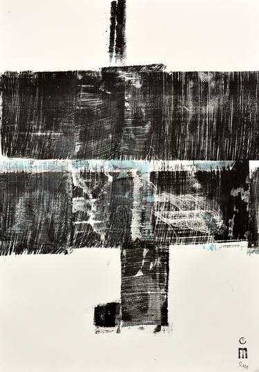 Original Abstract Expressionism Abstract Drawings by Michael Lentz