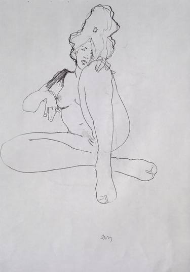 Print of Body Drawings by Michael Lentz