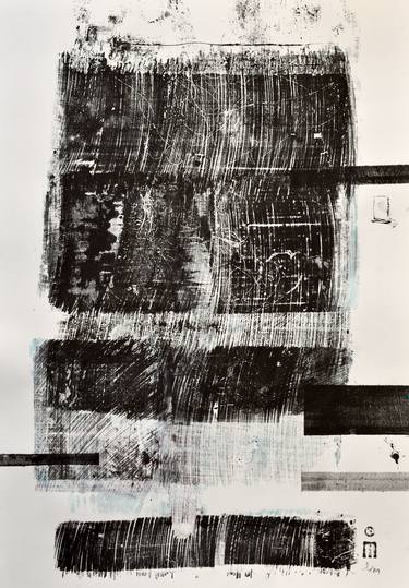 Original Abstract Expressionism Abstract Drawings by Michael Lentz