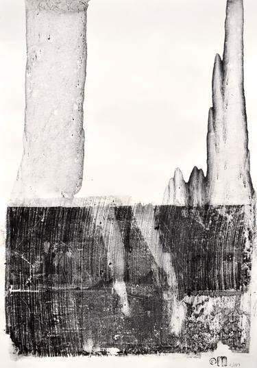 Original Abstract Expressionism Abstract Drawings by Michael Lentz