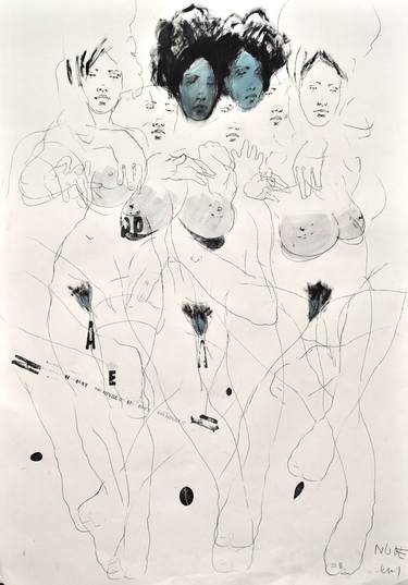 Print of Abstract Body Drawings by Michael Lentz
