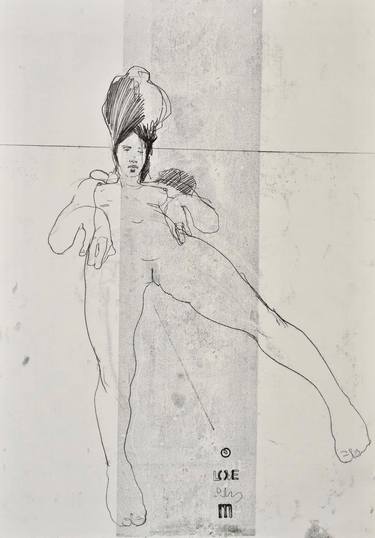 Original Nude Drawings by Michael Lentz