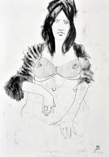 Print of Portrait Drawings by Michael Lentz